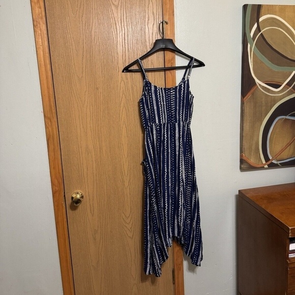 Cabi "Margherita" Small w/Geometric Print Sleeveless Mid-Calf Sundress (#5048) - Picture 2 of 4